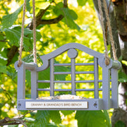 Personalised Wooden Garden Swing Bird Feeder