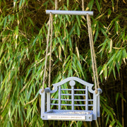 Personalised Wooden Garden Swing Bird Feeder