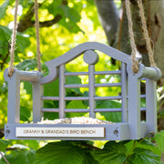 Personalised Wooden Garden Swing Bird Feeder