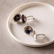 Personalised Locket Cufflinks For Father's Day
