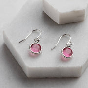 Personalised Swarovski Birthstone Earrings