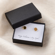 Personalised Valentine's Day Acrylic Gem Stud Earrings