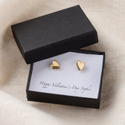 Personalised Valentine's Day Acrylic Heart Stud Earrings