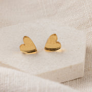 Personalised Valentine's Day Acrylic Heart Stud Earrings