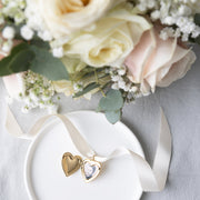Personalised Heart Wedding Bouquet Photo Locket