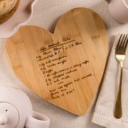 Personalised Valentine's Day Handwriting Recipe Board