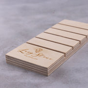 Mini Birch Plywood Flat Display Stand With Branding