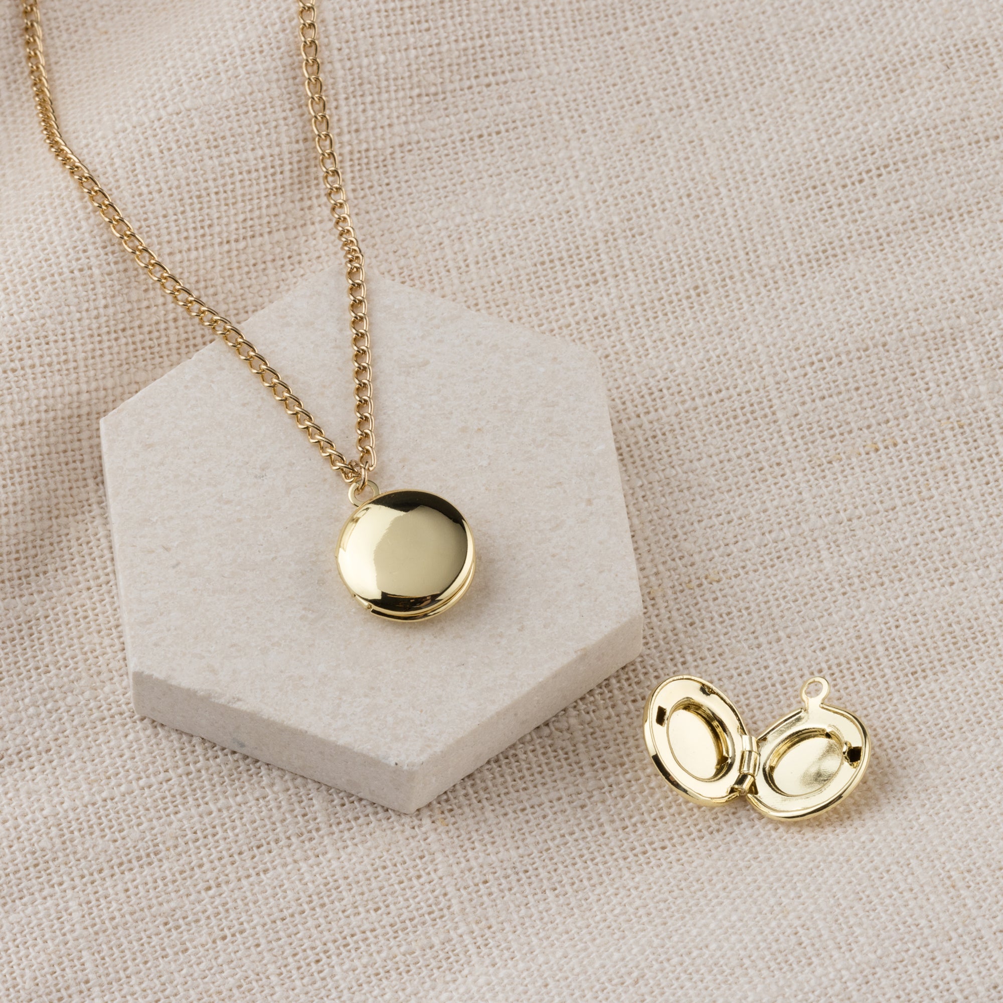 Small Photo Locket Personalised Mini Round Locket With Photo | Twenty-Seven
