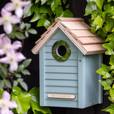 Personalised Father's Day Wooden Bird Nest Box