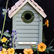 Personalised Wooden Garden Bird Nest Box