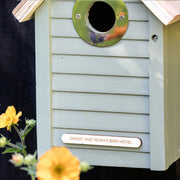 Personalised Father's Day Wooden Bird Nest Box