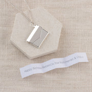Personalised Mother's Day Day Plain Secret Message Locket