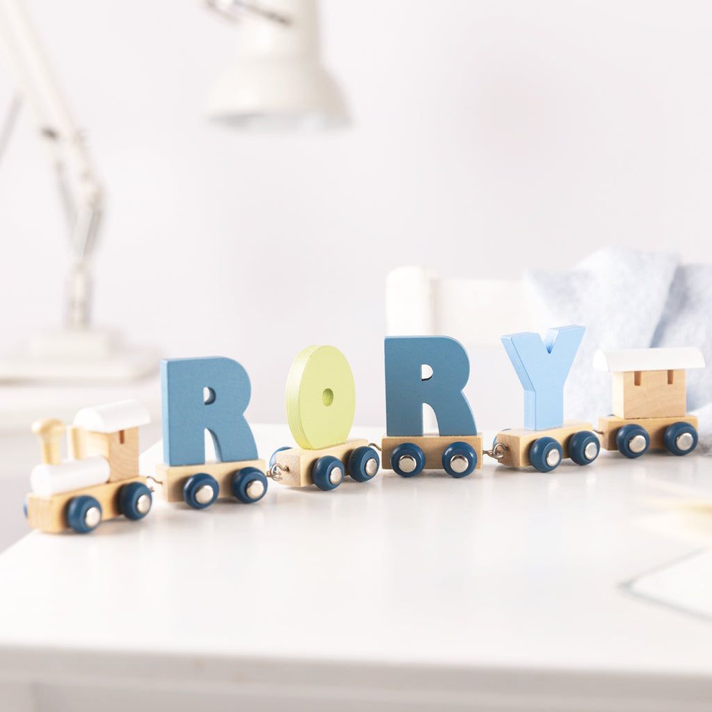 Personalised New Baby Polar Name Train