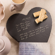 Valentine's Day Handwriting Recipe Slate Serving Board