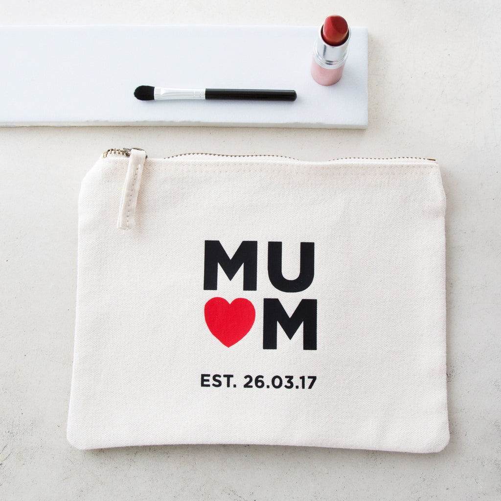 Personalised Mother's Day Established Make Up Bag