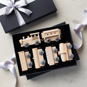 Personalised Wooden Birthday Train Set