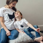 Mother Hen And Chick Mother's Day T Shirt Set