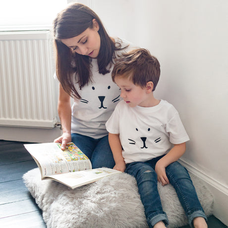 Bunny Mother And Child Mother's Day T Shirt Set