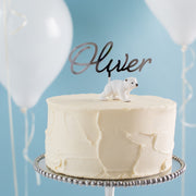 Modern Personalised Acrylic Cake Topper