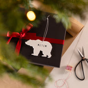 Personalised Polar Bear Christmas Decoration