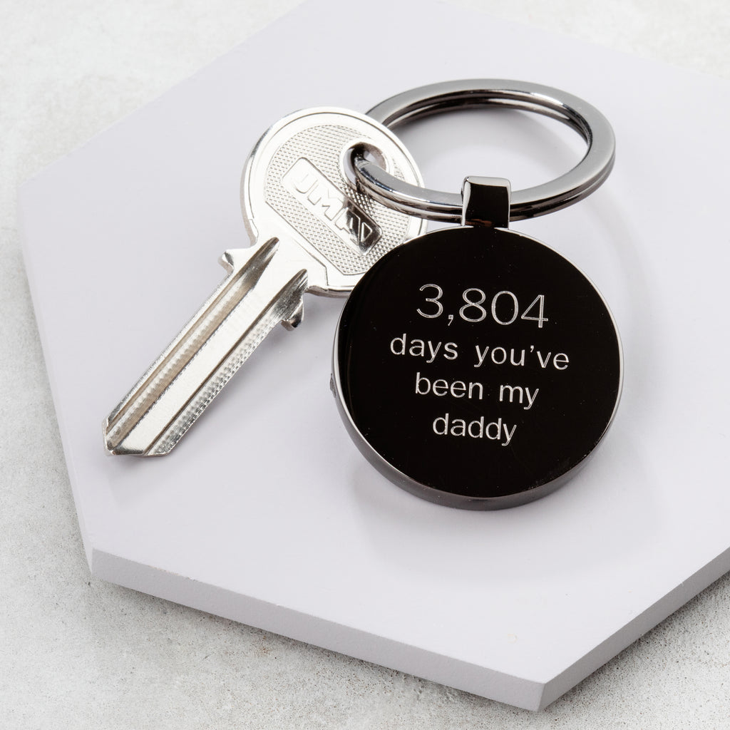 Personalised Days You've Been My Daddy Keyring
