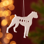 Personalised Memorial Acrylic Pet Christmas Decoration