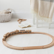Personalised Wooden Train Set And Oval Track