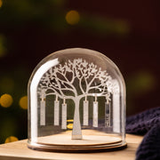 Silver Anniversary Family Tree Dome Decoration