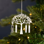 Personalised Family Tree Christmas Decoration