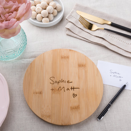 Personalised Handwriting Couples Chopping Board