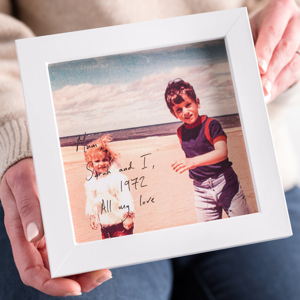 Personalised Handwriting Photo Box Frame For Her