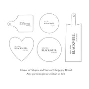 Personalised Couples Wooden Chopping/Cheese Board