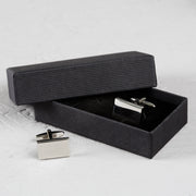 Personalised Engraved Bar New Baby Cufflinks