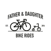 Personalised Father And Daughter Bike Ride T Shirt Set