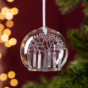 Personalised Family Tree Dome Bauble Additional Tag