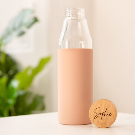 Personalised Glass Water Bottle