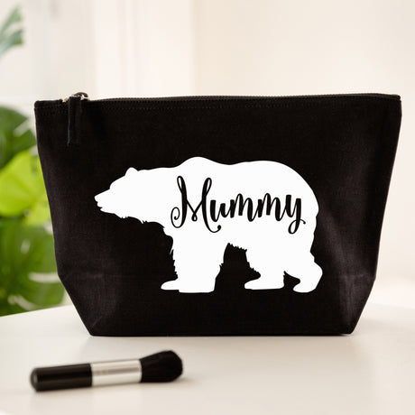 Personalised Mummy Bear Mother's Day Cosmetic Bag