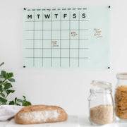 Acrylic Month To View Home Office Calendar