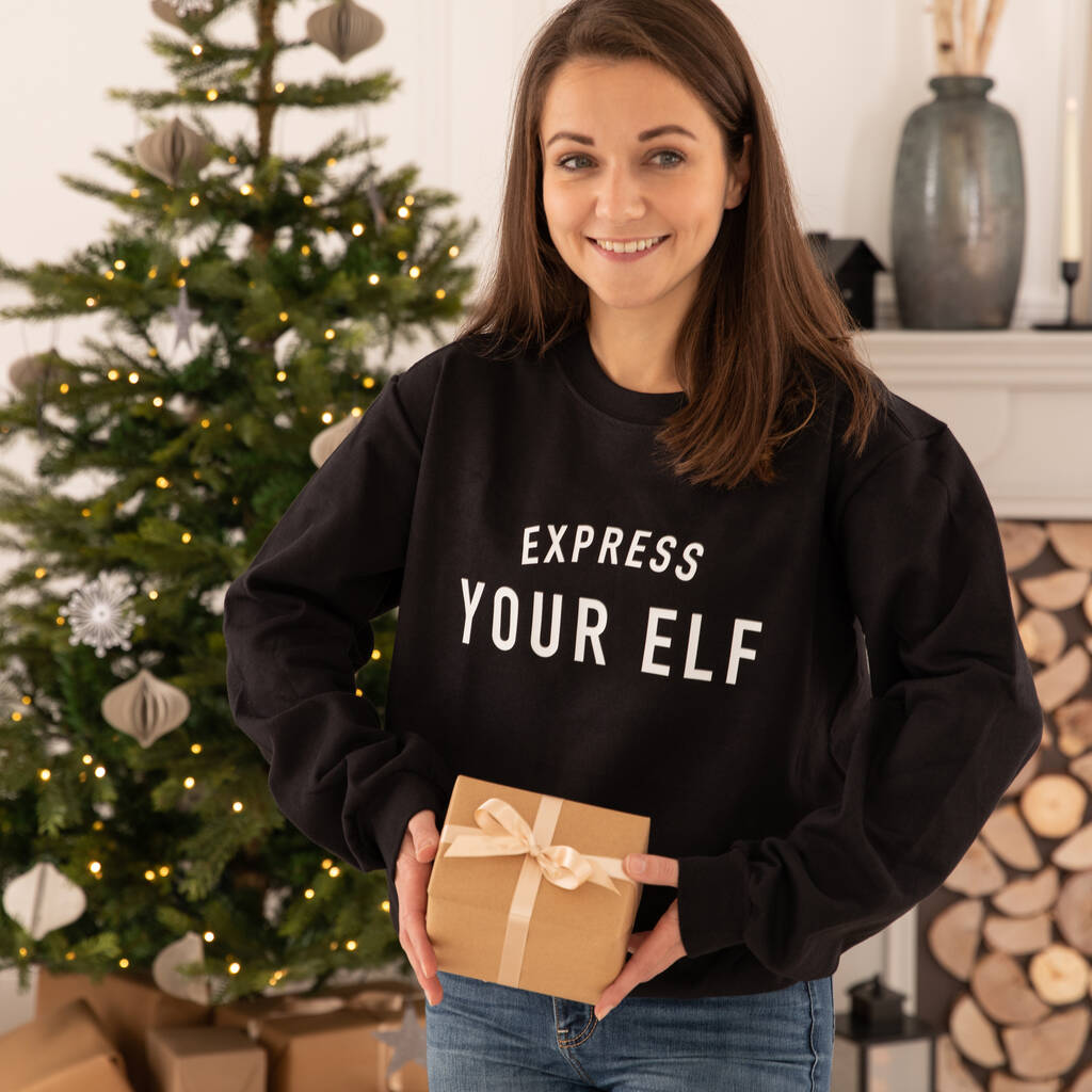 Express Your Elf Festive Christmas Jumper