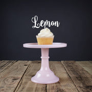 Personalised Acrylic Flavour Cup Cake Topper