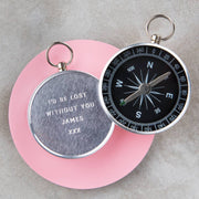Personalised Engraved Compass For Her