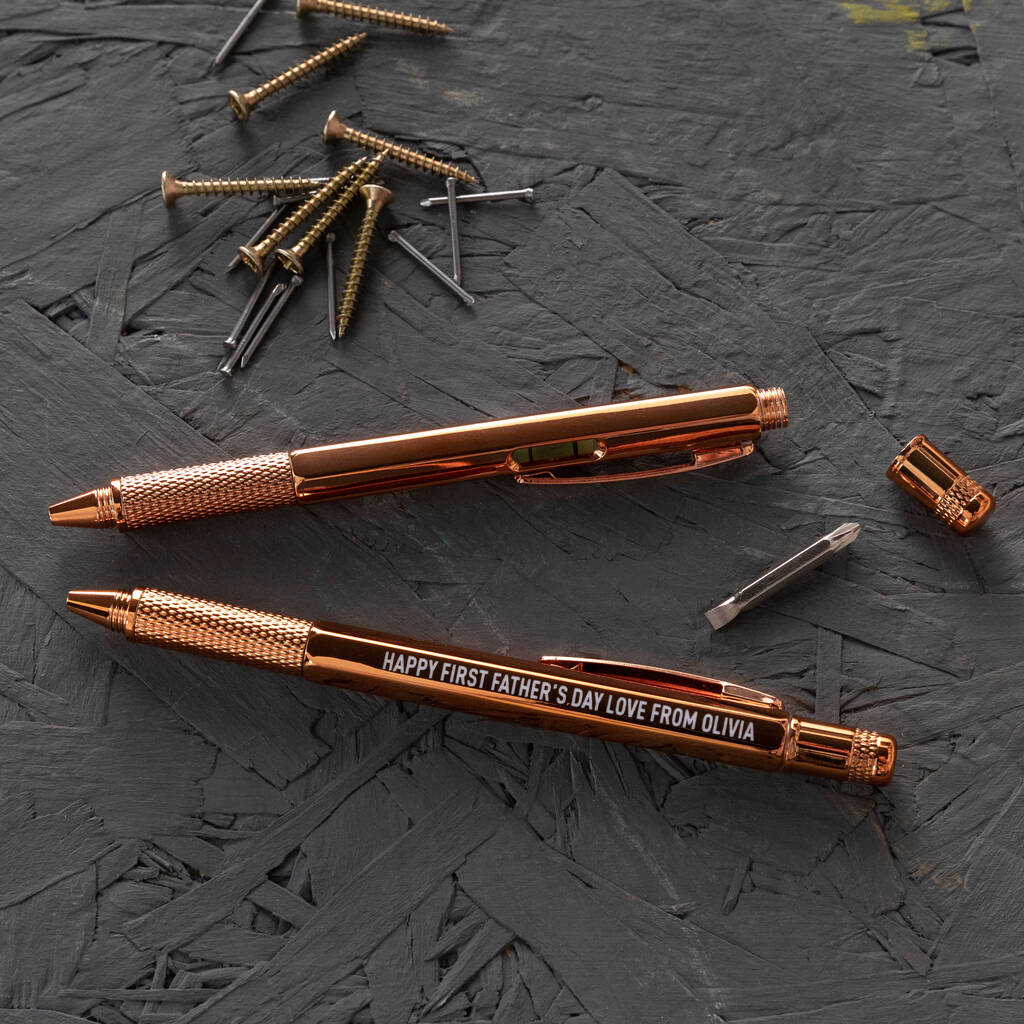 Personalised Engraved Pen Tool For Father's Day