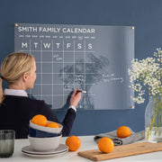 Personalised Family Acrylic Kitchen Planner