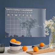Personalised Family Acrylic Kitchen Planner