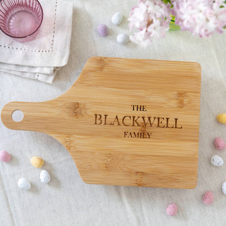 Personalised Family Chopping Board