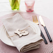 Personalised Wooden Easter Rabbit Place Setting