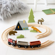 Personalised Wooden Tree Tops Train Set