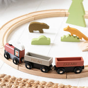 Personalised Wooden Tree Tops Train Set